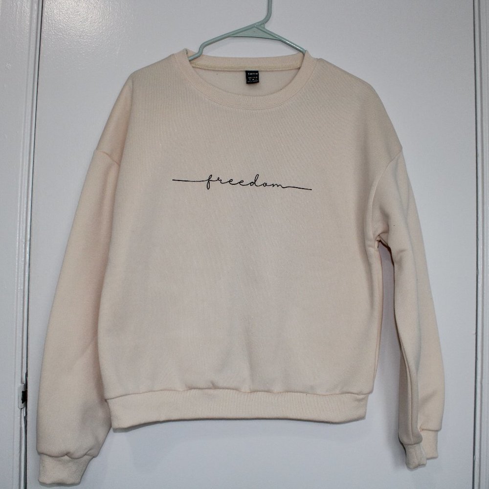 Drop Shoulder "Freedom" Sweatshirt